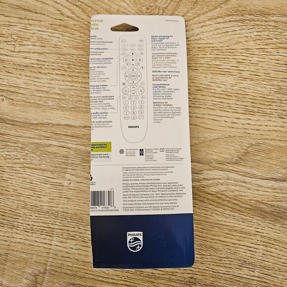 Philips Universal Remote Control Unit Audio Video 6 Device Silver SRP3016S/27 - Picture 2 of 4